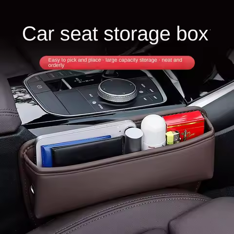 For Toyota RAV4 XA50 Avalon XX50 2018~2025 Car Seat Gap Filler Storage Box With Charging Hole Portab