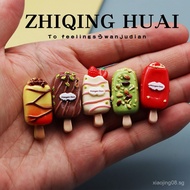 Independent Blind Box Miniature Simulation Food Play Ice Cream Strawberry Chocolate Nut Flavor Prete