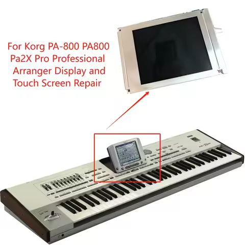 New Original LCD Display and Touch Screen for Korg PA-800 PA800 Pa2X Pro Professional Arranger Repai