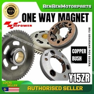 HI POWER RACING HIPOWER RACING STARTER WHEEL + ONE WAY STARTER BEARING MAGNET  Y15 Y16 MT15 R15 V3