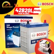 BOSCH NS40 NS40ZL 42B20L Car battery Bateri kereta | Perodua Myvi Alza Axia Kancil Kelisa Kenari Viv
