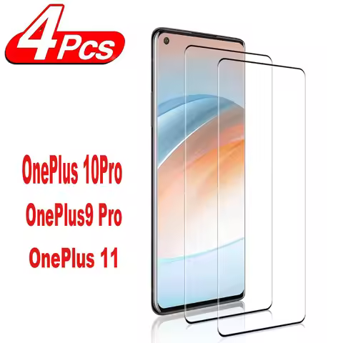 2/4Pcs Tempered Glass For OnePlus 10 Pro 9 Pro OnePlus 11 12 Screen Protector Protective Glass