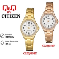 Q&Q by Citizen Ladies C223J004Y Analog Stainless Steel C223