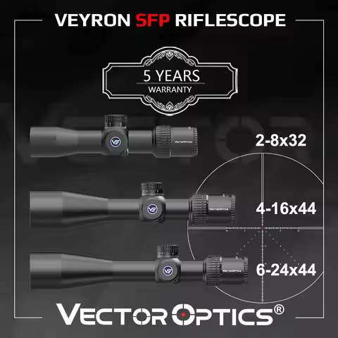 Vector Optics Veyron SFP Compact Scope With Turret Lock System For Compact Air Guns & Light Weight F