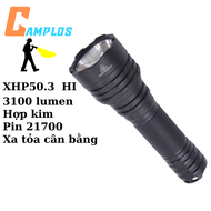 Đèn pin siêu sáng Mantaray C8+ M45 3100 lumen đèn bin cầm tay công suất cao vỏ hợp kim nhôm led XHP5