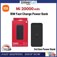 Xiaomi Mi 20000mAh 3rd Gen Power Bank 18W Fast Charge