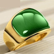 cincin pria Cincin stainless steel pria cincin emas cincin mata kucing wanita kalung titanium anti k