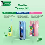 DARLIE TRAVEL KIT DOUBLE ACTION TOOTHPASTE & TOOTHBRUSH TRAVEL SERIES