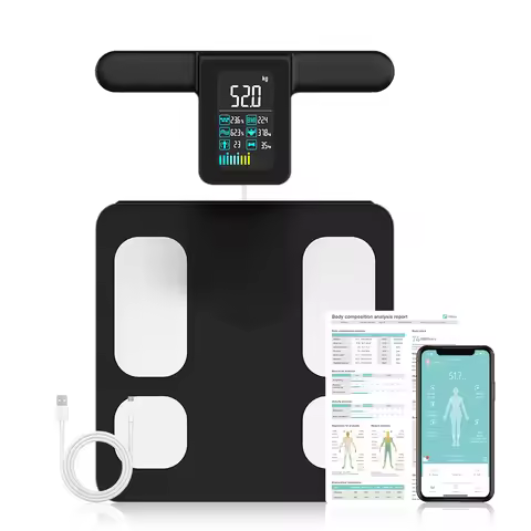 8-Electrode Digital Smart Scale for Body Weight FSA&HSA Eligible with BMI Body Fat Muscle Mass Analy