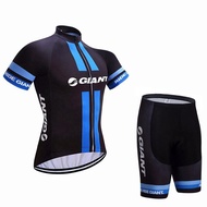 Bicycle Clothes  Jindian Will Cooperate Giant Cycling Jersey Strap Short Sleeve Set Bike Clothin