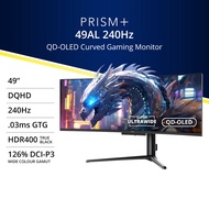 PRISM+ 49AL 240 Hz | 49" Curved Ultrawide OLED 0.03ms 148% sRGB Gaming Monitor [5120 x 1440]