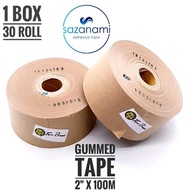 SATU BOX GUMMED TAPE 2inch x 100M LAKBAN AIR Gummed paper craft Tape