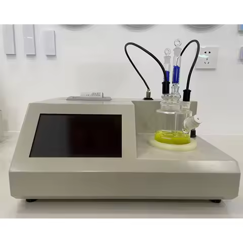 LCD Electric Karl Fischer Titrator Transformer Oil Trace Moisture Tester Volumetric Karl Fischer Tit
