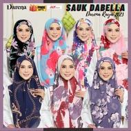 TUDUNG SAUK DABELLA [Darena Raya 2023]|| TUDUNG SARUNG DARENA SCARF | TUDUNG SAUK CHIFFON PRINTED