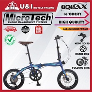 ODESSY BronX8 16" 8 Speed ALUMINUM Folding Bike / Basikal Lipat / Foldable Bike / Basikal Lipat