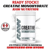 RAW Nutrition USA 100% Creatine MonohydratePURE 500 grams 100 Servings Import CBUM