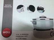 Woll 2.5L 2person cooking pot 兩人用鍋連電磁爐 (薄荷綠連電磁爐)