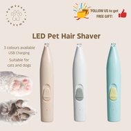 [SG Stock] LED Pet Hair Shaver Trimmer, Cats and Dogs Grooming Shaver Paw Clippers