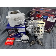 LC135 Y15ZR NLK SUPER BLOCK 62MM V1 63MM V1 65MM V1 S1R SUPER HEAD CNC PORTING 20/23 22/25 63MM THRI