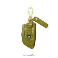 เคสกุญแจรถยนต์ BMW หนังวัว Italian Calfskin (Handmade จัดส่งใน 7-10 วัน)