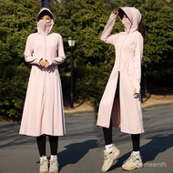 [Delivered From Taiwan] Long Vinyl Sunscreen Clothing Women Summer Ultraviolet-Proof Ice Silk Breath