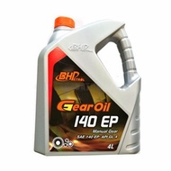 READY STOCK 4 LITER BHP SAE140 EP GL-4 MANUAL GEAR OIL OFFER LORI BAS LORRY VAN 100% ORIGINAL FAST S