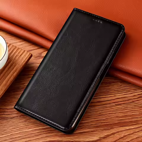 Crazy Horse Genuine Leather Flip Case For Sony Xperia XZ XZ2 XZ3 XA XA1 XA2 Plus Ultra Premium Compa