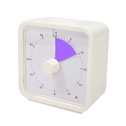 Time Management Tool Study Classroom Timer, Pomodoro Timer With Silent Operation Purple