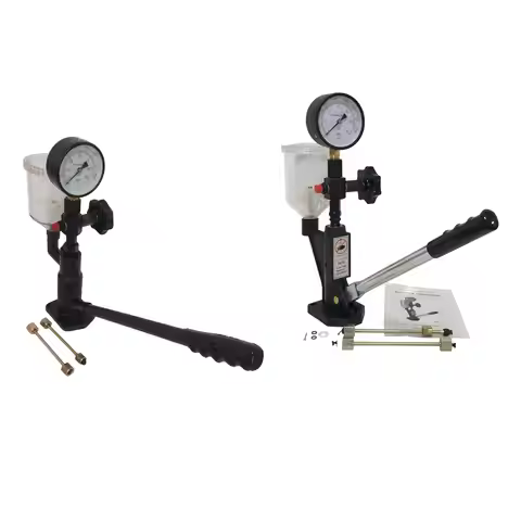 Injector Nozzle Pressure Tester Adjust 60mpa (12 x 1.5) and (14 x1.5) Connector Professional 0 to 80