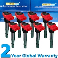 Ignition Coil pack for Volkswagon TOUAREG 7LA 7L6 7L7 4.2 V8 for Audi R8 422 423 Q7 4LB A8 D3 4E2 4E