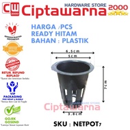 Netpot Tanaman taman bunga Pot Dalam Hidroponik 7 cm