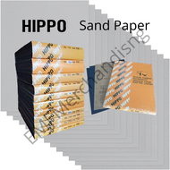 EMJ Hippo Waterproof Sand paper by 50 pcs or half ream Grit 36-100 LIHA Sandpaper for wood and metal