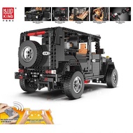 宇星科技系列奔馳大G500四驅遙控越野車積木玩具13070
