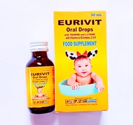 Multivitamins with Taurine & L-Lysine Eurivit drops