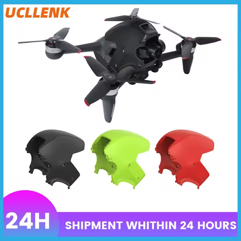 Drone Body Top Cover for DJI FPV Upper Shell Black Red Green Replacement Case for DJI FPV Combo Acce