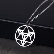 梅爾卡巴-生命之花長鍊 - 抗敏醫療鋼