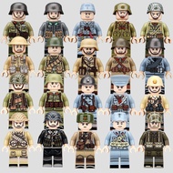 Compatible with Lego Minifigures World War II Military Soldiers Stormtrooper Uprising Army Eighth Ro