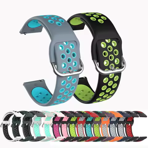 For Huami Amazfit Bip Watchband 20mm Silicone Wrist Band Amazfit GTR 42mm/Mini Strap for Amazfit Bip