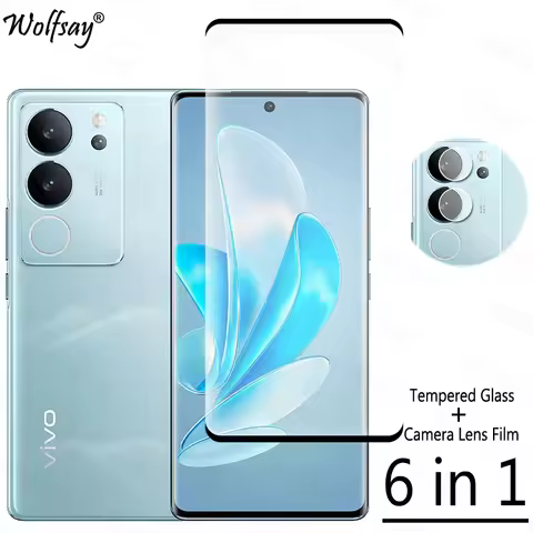 Full Cover Tempered Glass For Vivo V29 5G Screen Protector Vivo V29 V 29 Lite V29 Pro Camera Glass F