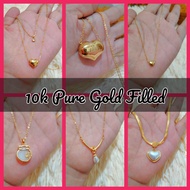 10k Pure Gold Filled Necklace for Ladies
