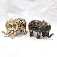 Elephant statue carved elephant statue brass metal brass
