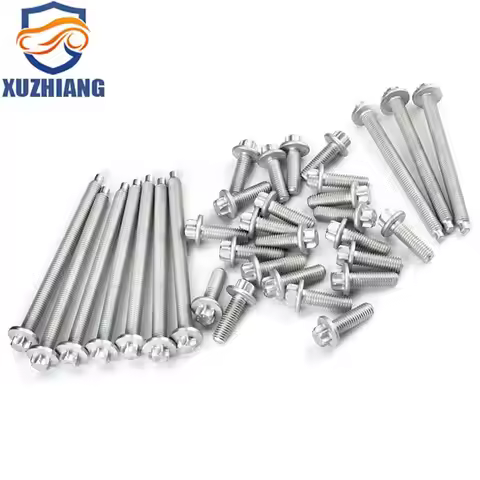 11132210959 Engine Oil Pan Bolt Set for BMW X3 4 5 6 135I 325Xi 328I XDrive 3.0L