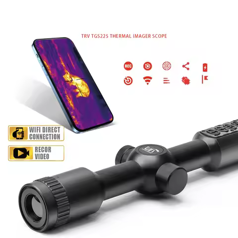TRV Hd 3-9X Thermal Scope For Hunting With Video Rec Wifi Optic Zoom Support OEM Thermal Device Sigh