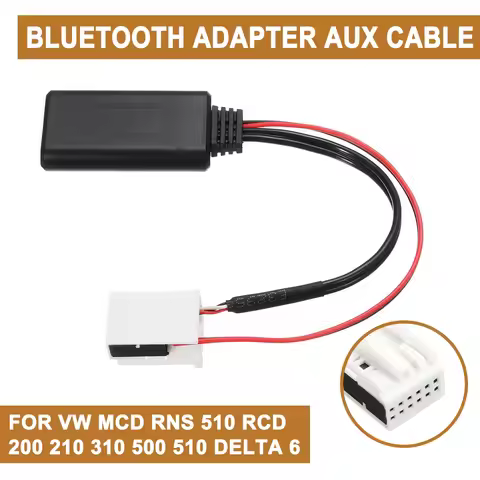 Car Electronics Accessories For VW MCD RNS 510 RCD 200 210 310 500 510 Delta 6 bluetooth Audio Adapt