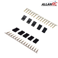 JR/FUTABA SERVO CONNECTOR - MALE 10pcs