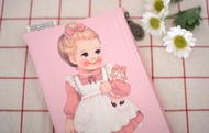 韓國【Afrocat】paper doll mate pouch2〈Julie〉復古娃娃 長型 筆袋 可愛 鉛筆盒 萬用