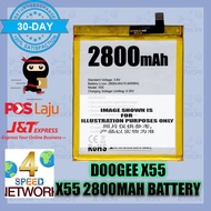 Doogee X55 /Asanzo S3 Plus/ X60 / X60L C60944036225 3300mAh 60 L x 55 2800mah Battery Bateri Batery 