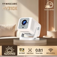 Magcubic HY310X 4K Mini Projector 420ANSI Android 11 Auto Focus Short throw Portable Wifi 6 BT5.2