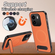 For HONOR X6e 4G Carbon Fiber Simple Style Magnetic Phone Case For Honor X6E X7E HonorX6e HONOR X 6 