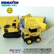 KOMATSU KOMATSU Mini Pull Back Excavator Loader Hook Forklift Simulation Children's Toy Model